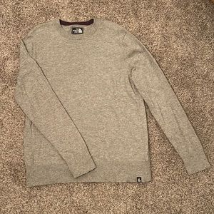 Men’s Grey North Face Sweater
